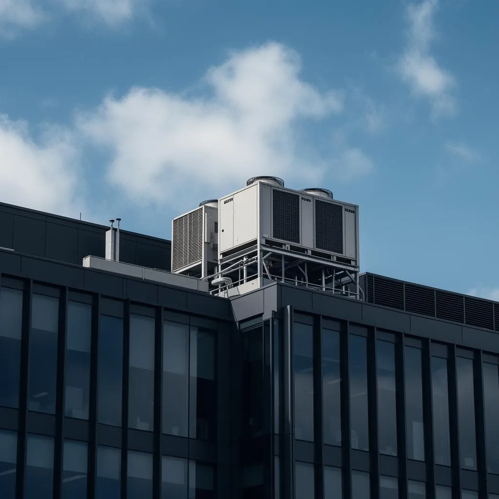 Commercial rooftop HVAC mechanical installation in Sydney