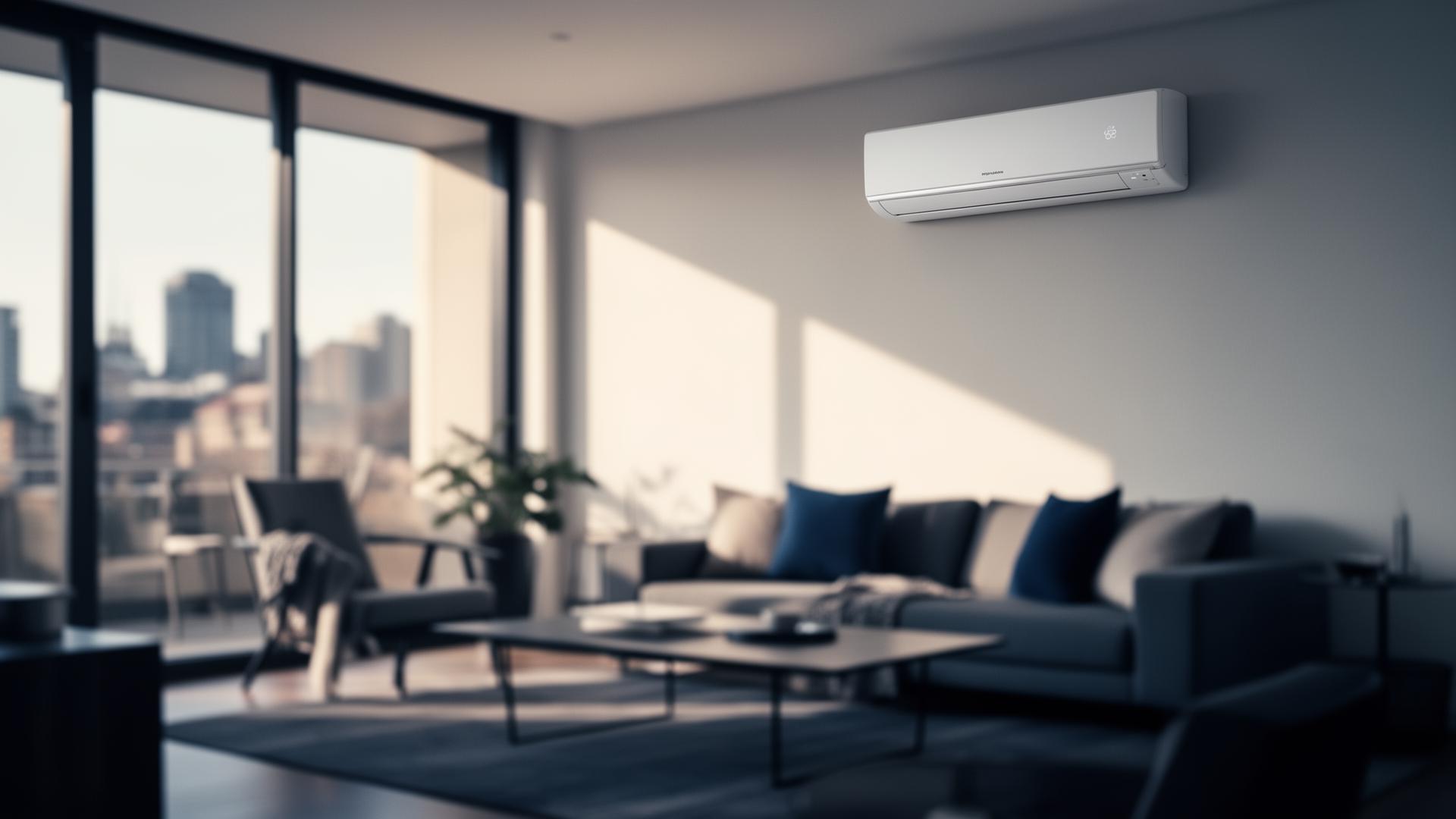 Professional HVAC technician installing a Daikin split system in a Sydney home